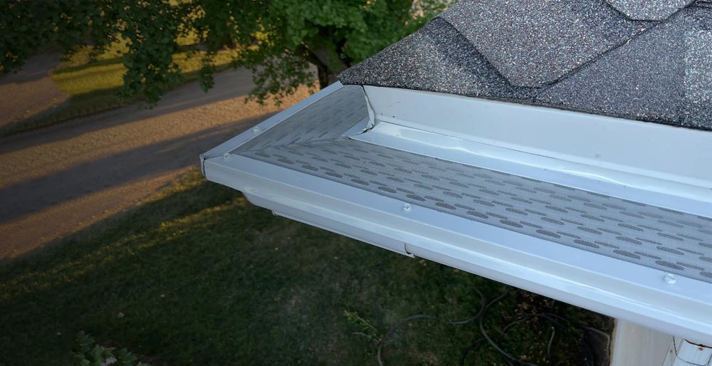 Micromesh gutter guards installed on a home in Greater Jacksonville, FL
